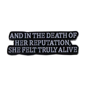 Taylor Swift Reputation Music Lyrics Enamel Pin Gift